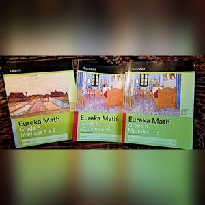Kindergarten Eureka Math Modules 1-6, Learn Module 5-6 Never Used